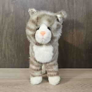 Douglas Zipper Grey Tabby Cat 9"‎ Plush